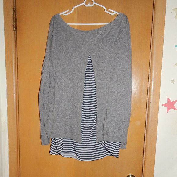 Torrid Open Back Multi Layer Blouse - Picture 4 of 6